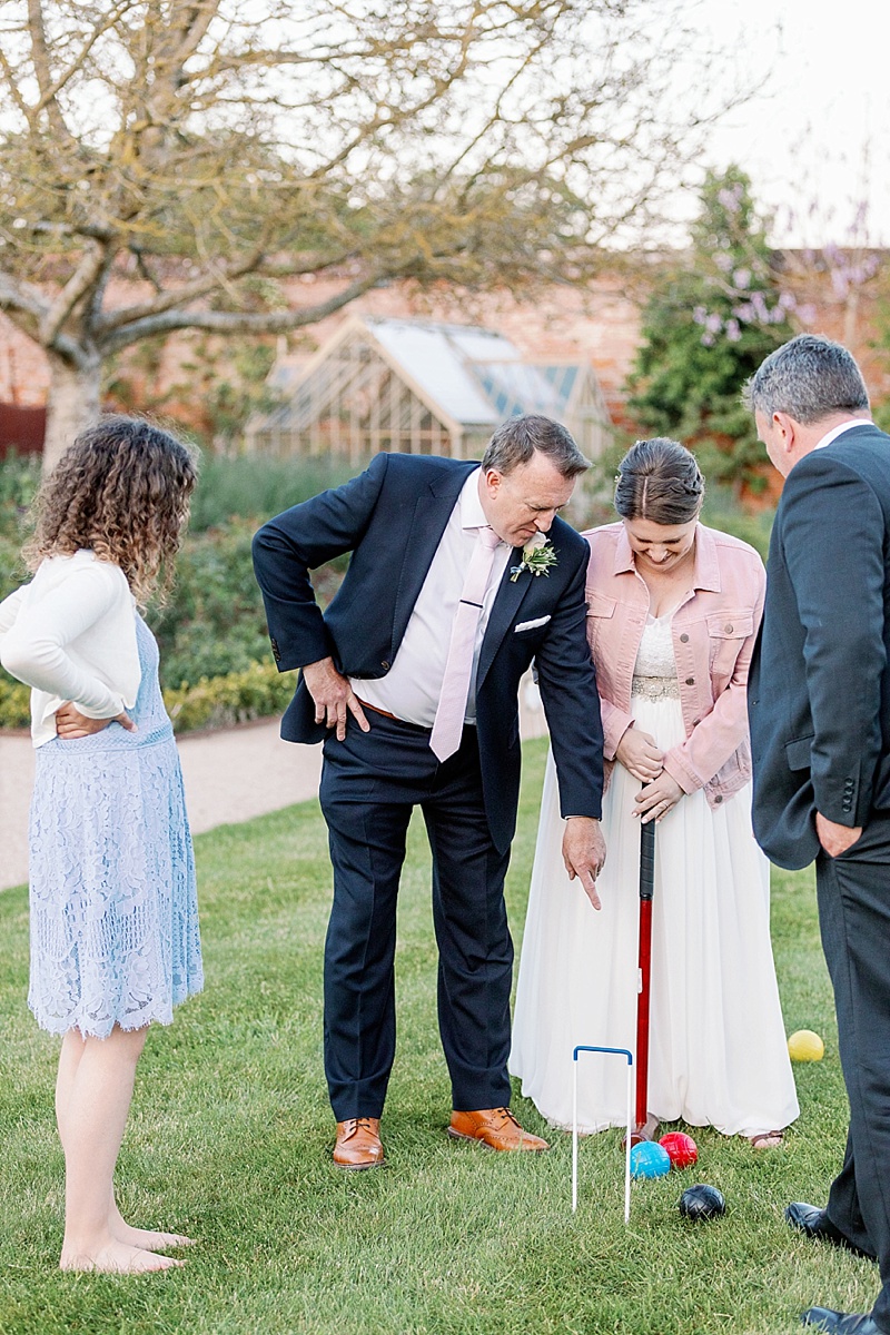 Croquet for wedding lawn game ideas