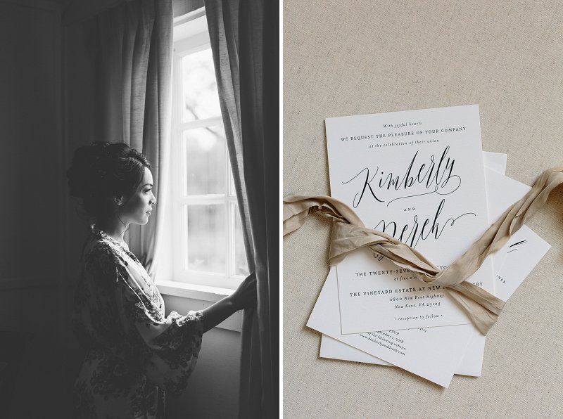 Romantic fall wedding with classic wedding stationery