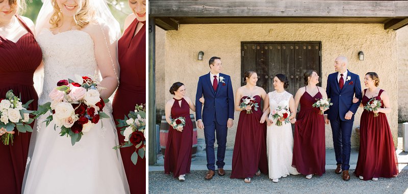 Romantic LGBTQ wedding day at Williamsburg Winery in Virginia with two brides in complementary lace bridal gowns